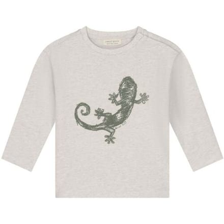 Sweet Petit peuter shirt - meisjes en jongens - Soft Ecru Melange - Maat 92