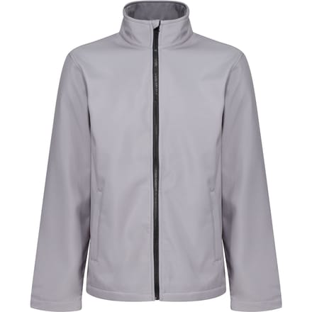 Regatta Opmerkelijk Heren Ablaze Afdrukbaar Soft Shell-jasje (Steengries/Zwart)