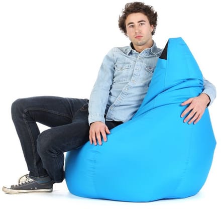 Sit on it Zitzak Dropseat Electric Blue - 100 x 70 x 80 cm