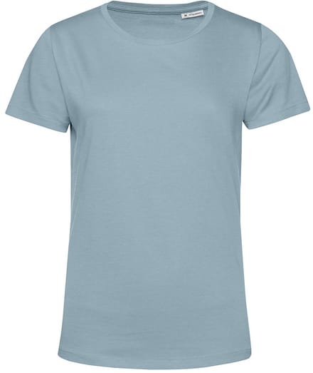 B&C Dames/dames E150 Organic T-Shirt met korte mouwen (Eigeelblauw)