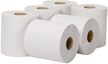 Ivana Midirol Poetspapier - 1-laags - Wit - 20cmx300mtr