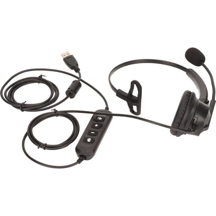 ENC Telefoonheadset Actieve Ruisonderdrukking Enkeloorig Service Hoofdtelefoon voor Telemarketing
