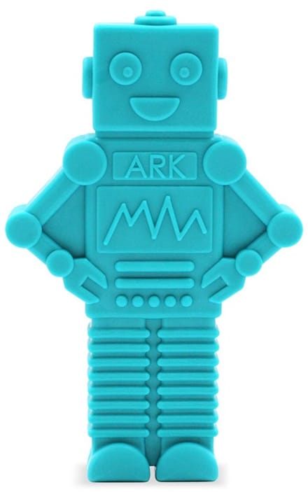 ARK Therapeutic robot bijtspeeltje MEGA RoboChew kauwspeelgoed teal.