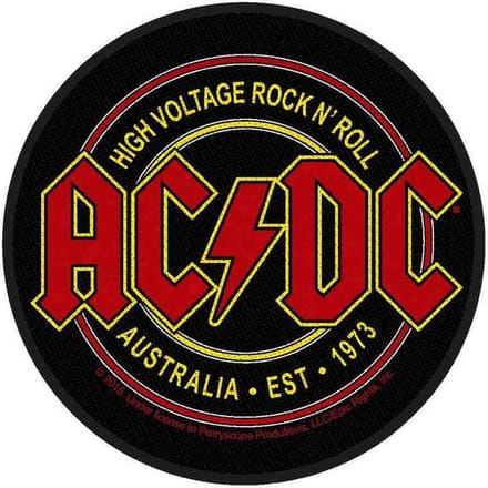 AC/DC - High Voltage Rock N Roll Patch - Multicolours