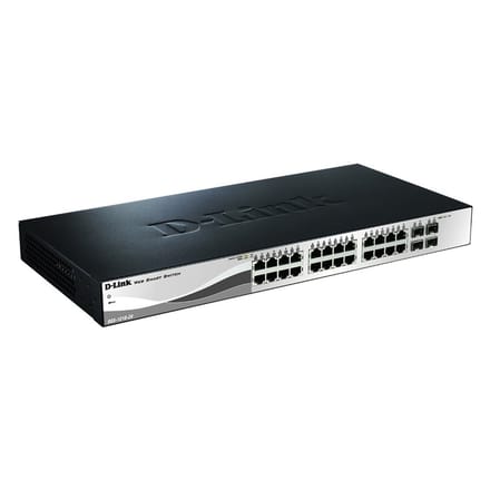 D-Link DGS-1210-28/E DGS-1210-28/E Netwerk switch 24 + 4 poorten 56 GBit/s