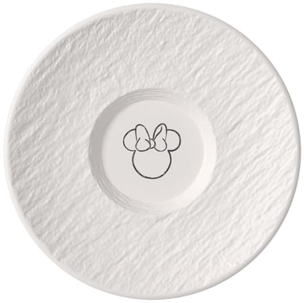 Kaffee-Untertassen Manufacture Rock Blanc - Mickey Mouse ø 15,4 cm Set van 6