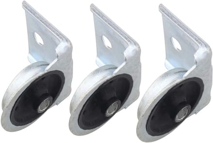 Radiator Beugel Set - Intercooler Montage - Voertuig Reparatie - IJzer Rubber Constructie - 3 Stuks - Zwart