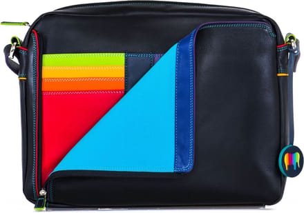 Mywalit Medium Organiser Cross Body Bag Black Pace