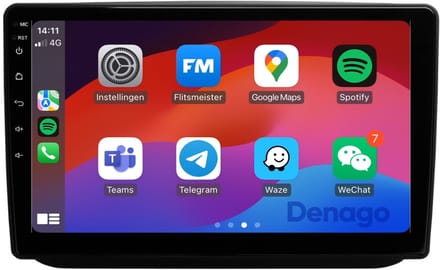 CarPlay autoradio geschikt voor Skoda Fabia | 2007 t/m 2015 | Android 16 | Draadloos Apple CarPlay & Android Auto | 2GB + 32GB | QuadCore processor | Denago DNG-A392 | 2025 model | 2007 2008 2009 2010 2011 2012 2013 2014 2015 | Bluetooth & Wifi