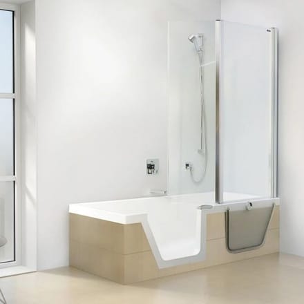 DUSCHOLUX Step-in Pure bathtub 180 x 80 cm 608302100001
