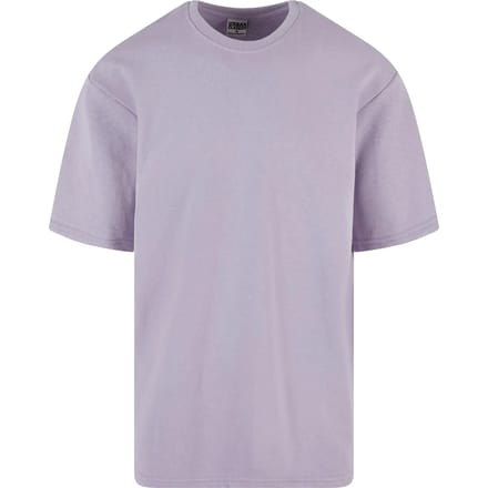 Urban Classics - Light Terry Crew Heren T-shirt - XL - Lila