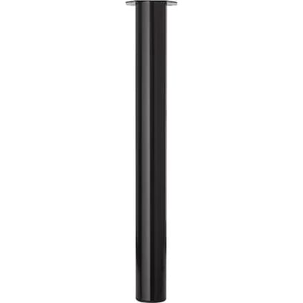 Duraline Meubelpoot Rond Staal 7,6x72cm Zwart