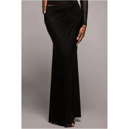 Asymmetrische Rok Dames Goddiva Gathered Front