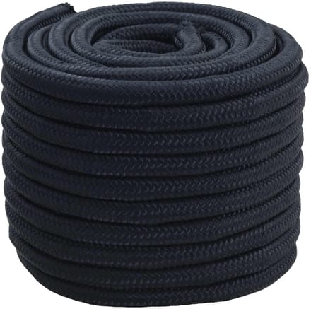 vidaXL - Boottouw - 2 - mm - 100 - m - Koninklijk - Blauw - Polyester