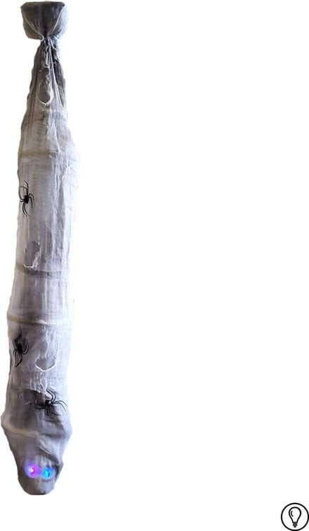 Fjesta© Halloween hangdecoratie mummie met LED - 170cm