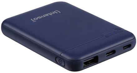 (Intenso) Powerbank XS5000 - 5000mAh - Li-polymer - USB-A en USB-C - donker blauw (7313525)