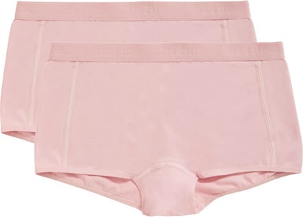 Ten Cate Basics organic cotton stretch shorts ash pink 2 pack voor Meisjes | Maat 146/152