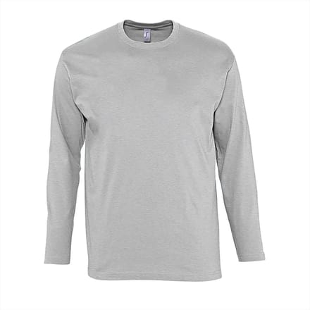 SOL'S T-Shirt Monarch Long Sleeve L241 - Grey Melange - M