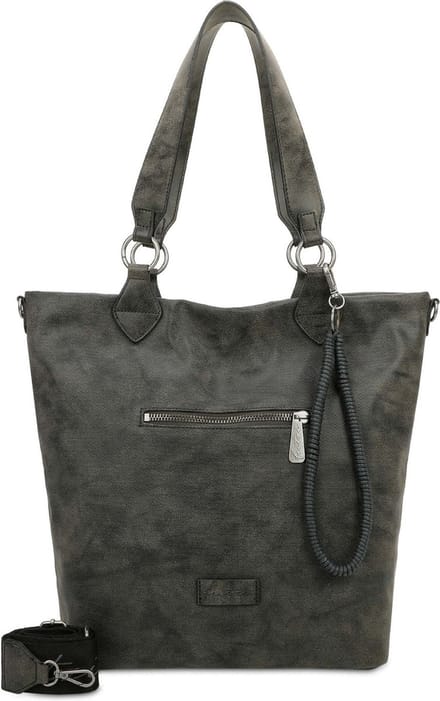 Fritzi aus Preußen Schoudertas Rub Iggi03 Shopper Black Idol Donkergrijs