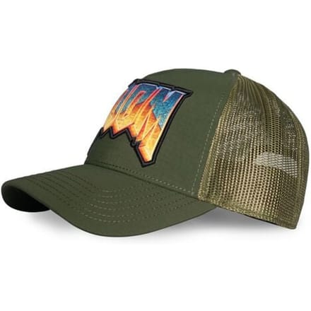 Doom Doom Logo Unisex Cap - donkergroen - Standard