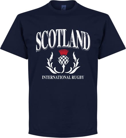 Schotland Rugby T-Shirt - Navy - Kinderen - 116