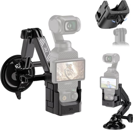 Draagbare Suction Mount Adapter voor Osmo Pocket 3 | Stabiliteit, Flexibiliteit en Gemak