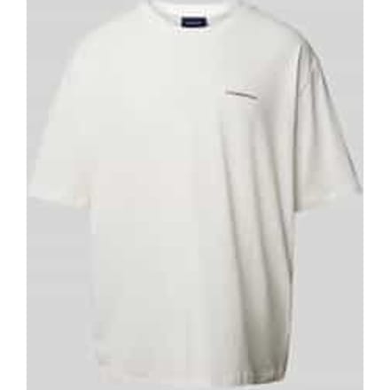 Oversized T-shirt met labelprint