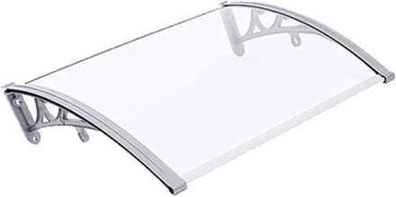 Deur Luifel - Buiten Overkapping - Bescherming tegen Weer - Stil Geluid - 120x120 cm - Transparant