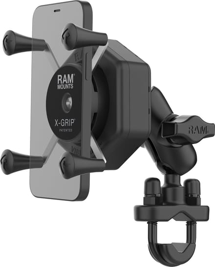 X-Grip® Telefoonhouder met Kogel & Vibe-Safe™ Adapter Keuze montage