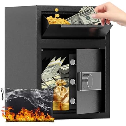 Vuurvaste Kluis met Drop Slot en Digitale Beveiliging voor Geld en Documenten