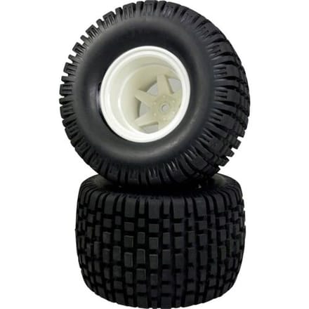 Absima 1:10 Monstertruck Complete wielen Block-Profiel Wit 2 stuk(s)