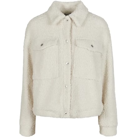 Urban Classics - Sherpa Trucker Jacket - XS - Wit