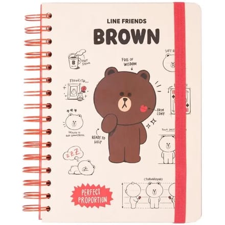 Kladblok Erik Line Friends A5