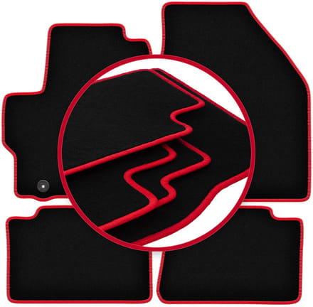 CARLUX-RED automatten voor: Toyota Yaris IV hatchback (2020-)