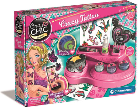 Clementoni Crazy Chic - Crazy Tattoo set - Experimenteerdoos - Vanaf 6 jaar