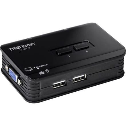TRENDnet 2-Port USB KVM-schakelaar / Kabler