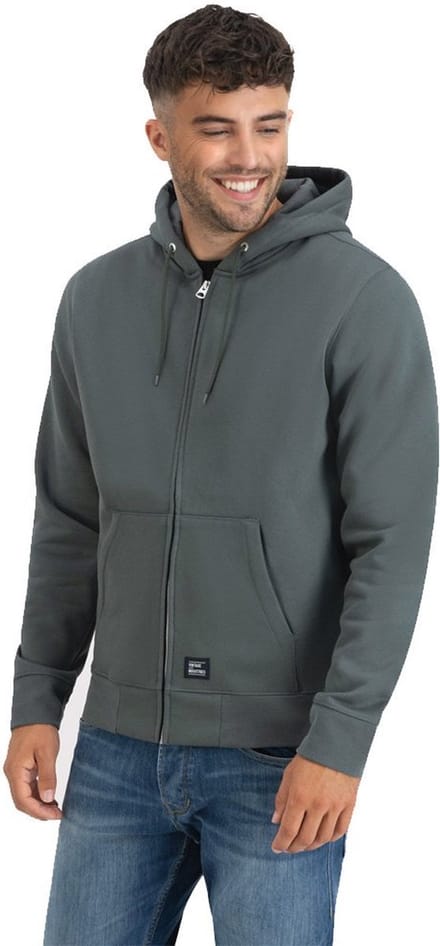 Vintage Industries Redstone Mid Grey Hooded Sweatshirt Heren