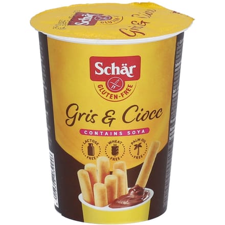 Schar Milly grissini & chocolate sticks glutenvrij 52 Gram