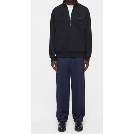Closed Half Zip Sweat T-shirts Black Größe: S | Kaputzenpullis Outlet | Herren | Schwarz
