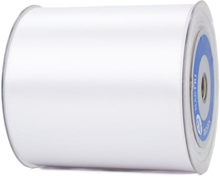 Breed openingslint van 10 cm x 25 meter wit - lint voor opening