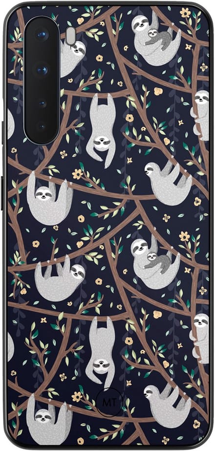 OnePlus Nord hoesje - Luiaard print