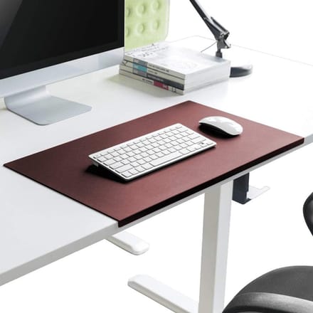 Bureau Pad - Bureau Organizer - Werkplek Inrichten - Waterdicht PU-Leer - 120x60cm - Rood