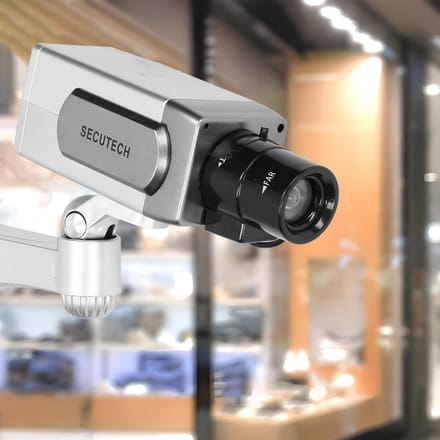Dailygoody - Rotatable Dummy Camera - Realistische Neppcamera voor Binnen en Buiten met Flits LED