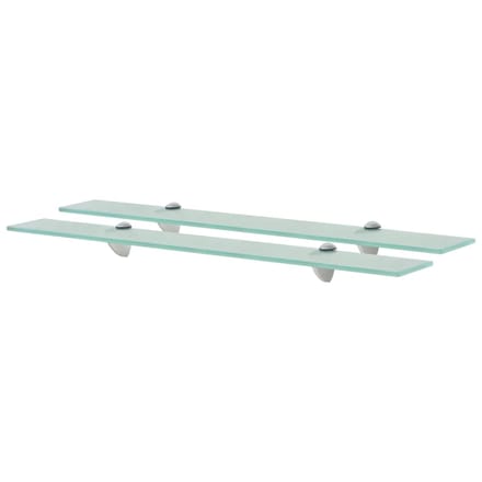 vidaXL - Schappen - zwevend - 2 - st - 70x10 - cm - 8 - mm - glas