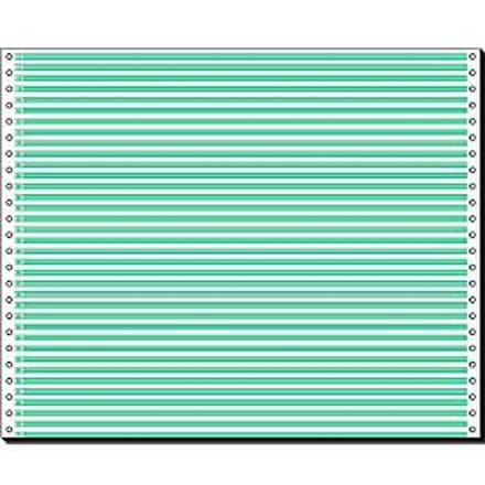 Schäfer Shop Select Computer-kettingpapier, 1-voudig groen gelinieerd, 2000 stuks