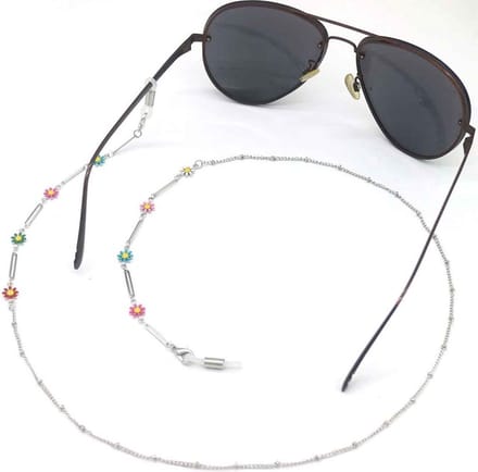 Brillenkoord met Bloemetjes - Ketting voor Zonnebril