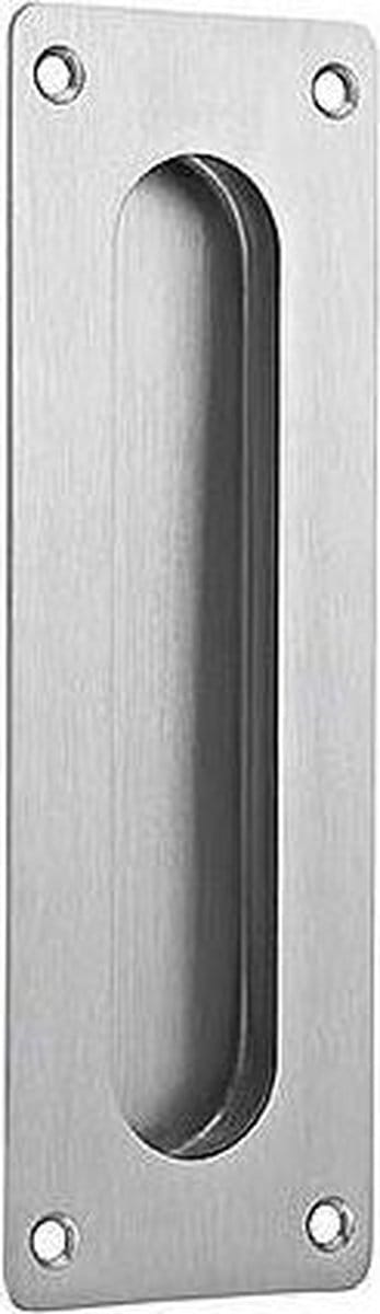 JNF Schuifdeurkom Rechthoekig 180x60x18mm RVS