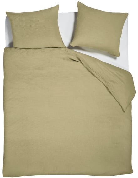 Linolux Dekbedovertrek Mousseline Green 2 persoons