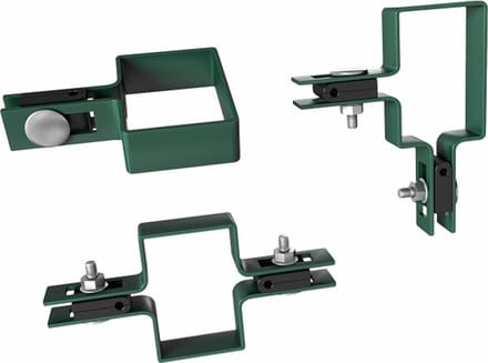 Supico Serie - Montageklem - Groen - 60x40 mm - Tussenvorm
