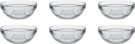 Duralex Stapelbare glazen kom Ø 9x3,7cm-12,5cl - Set van 6